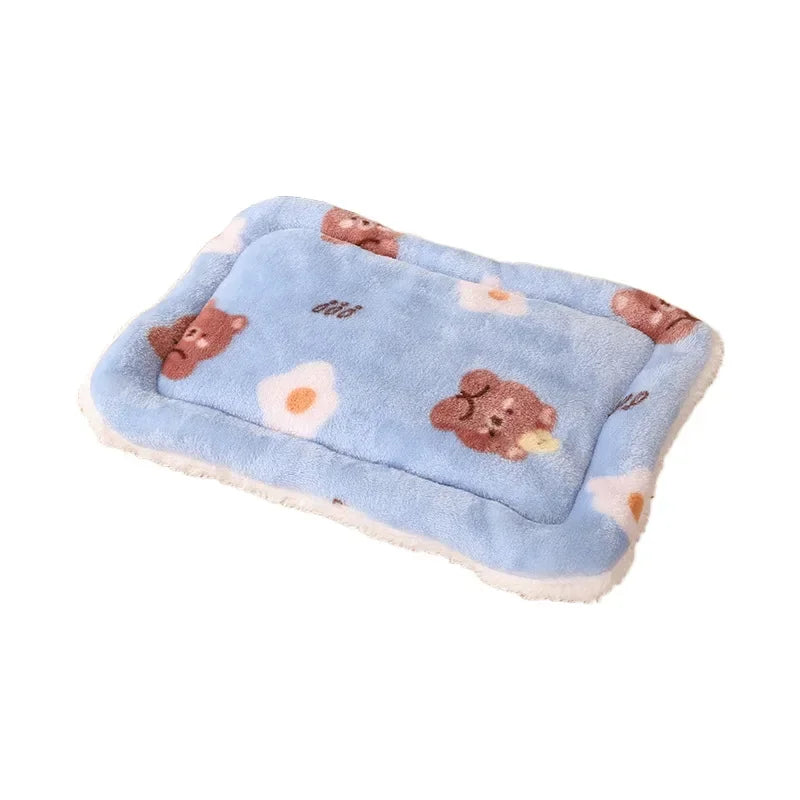 Warm Rabbit Bed Chinchilla Mat House Nest Hamster Accessories Small Animal Guinea Pig Bed House Winter Warm Squirrel Hedgehog