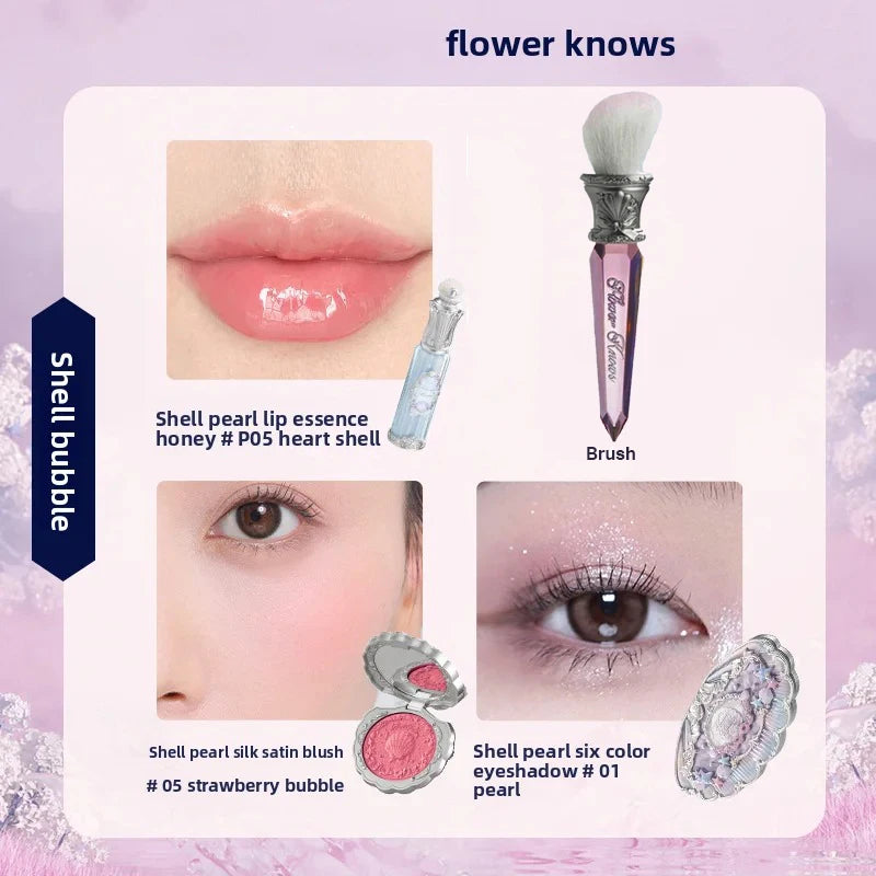 Flower Knows Makeup Sets Little Angel Bunny Garden Lip Glaze Blush Shell Jewelry Flowerknows Birthday Gift Kit De Maquillaje