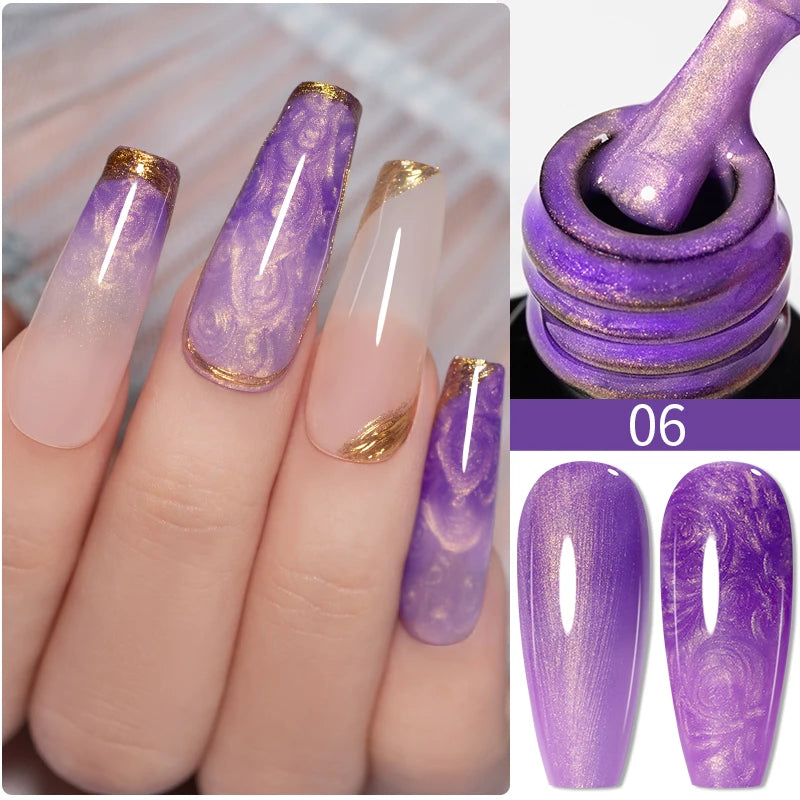 PUENTE Super Diamond Gel Glue No Wipe Strong Adhesive Diamond Sticky Gel Transparent 3D Nail Art UV Gel Polish Nail Decoration