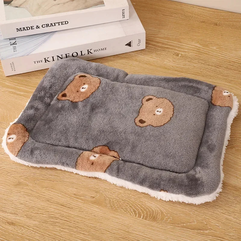 Warm Rabbit Bed Chinchilla Mat House Nest Hamster Accessories Small Animal Guinea Pig Bed House Winter Warm Squirrel Hedgehog
