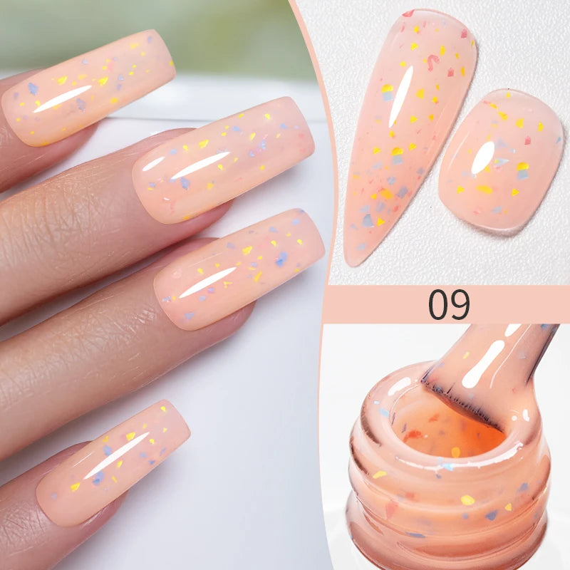 PUENTE Super Diamond Gel Glue No Wipe Strong Adhesive Diamond Sticky Gel Transparent 3D Nail Art UV Gel Polish Nail Decoration