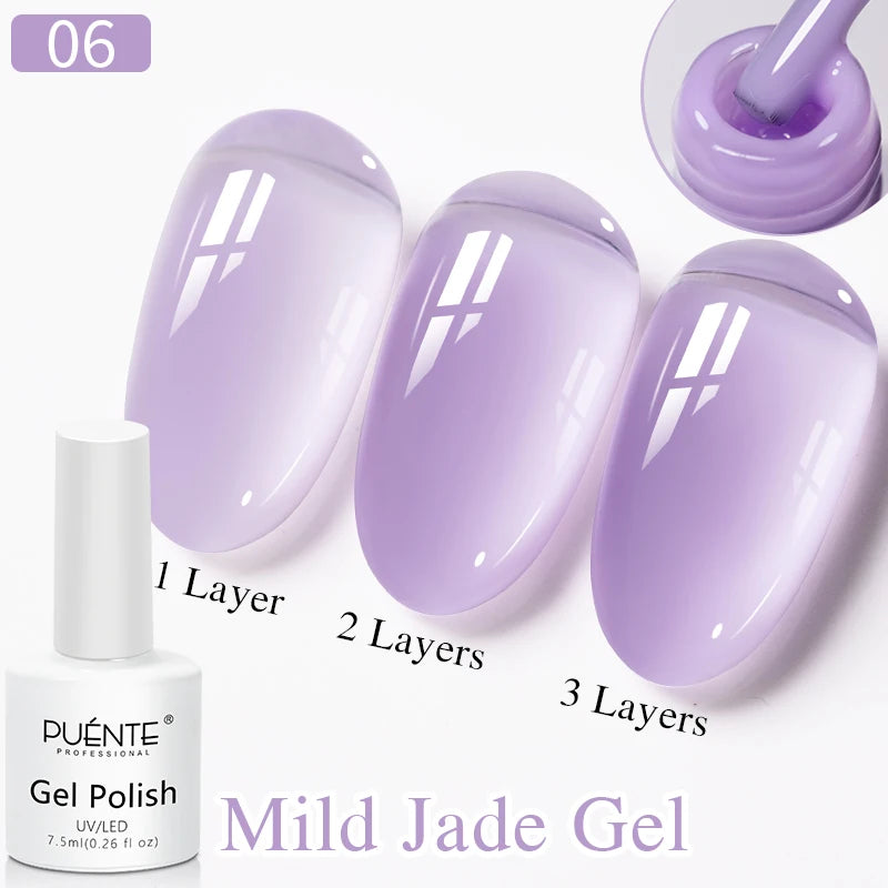 PUENTE Super Diamond Gel Glue No Wipe Strong Adhesive Diamond Sticky Gel Transparent 3D Nail Art UV Gel Polish Nail Decoration
