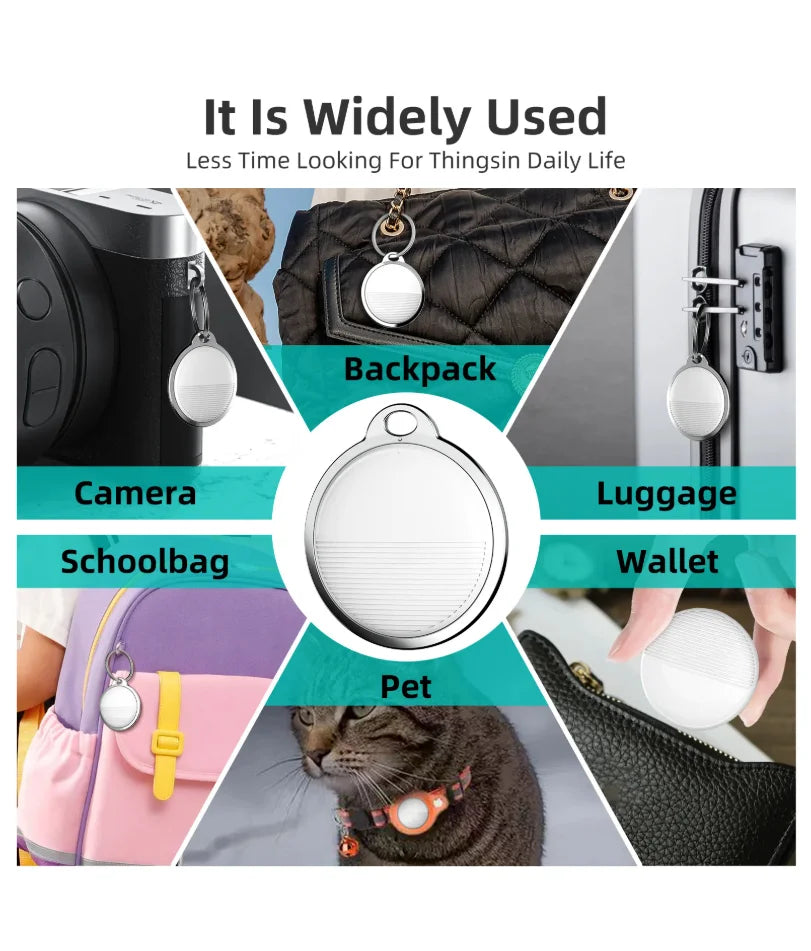 4Pcs Mini GPS Tracker For Apple iOS System Find My APP air tag Child Finder Pet bike Bag Loss Tracker Smart Bluetooth airtag