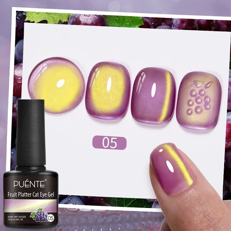 PUENTE Super Diamond Gel Glue No Wipe Strong Adhesive Diamond Sticky Gel Transparent 3D Nail Art UV Gel Polish Nail Decoration