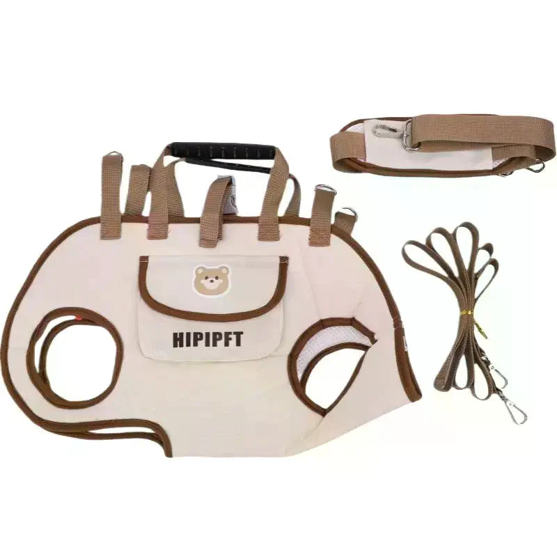 Portable Pets Outdoor Carrying Bag Dogs Cats With Harnesses Clip Adjustable Shoulder Handheld Travel Carrier For Hiking Daily