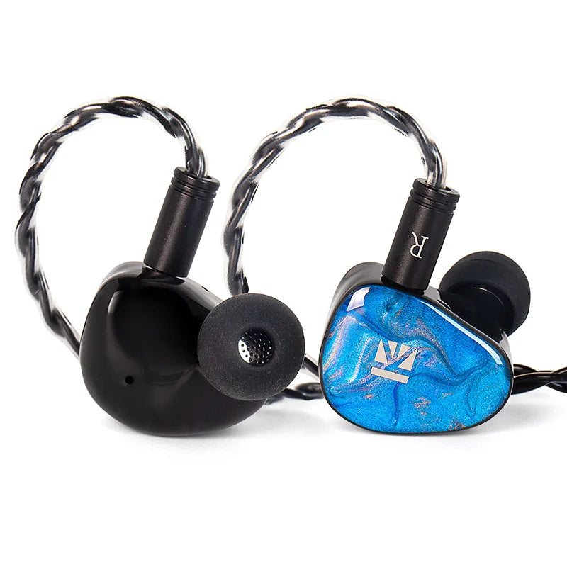 KBEAR KB02 Bone Conduction Dynamic Driver Wired Headphones 3D Printed Resin Cavity IEM Earphones For Vocal And Rhythmic Music