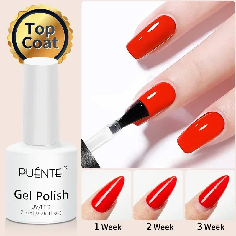 PUENTE Super Diamond Gel Glue No Wipe Strong Adhesive Diamond Sticky Gel Transparent 3D Nail Art UV Gel Polish Nail Decoration