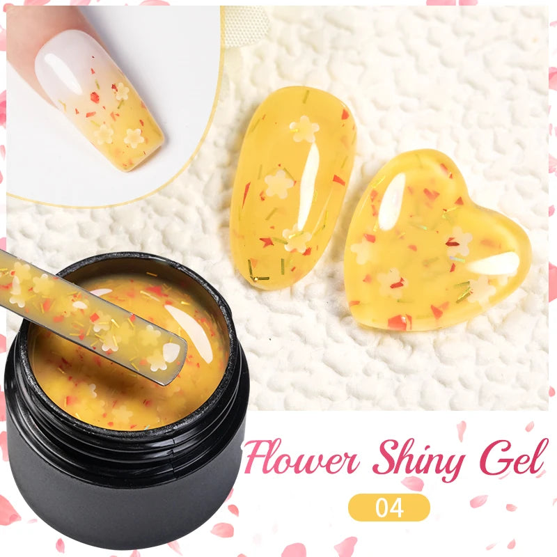 PUENTE Super Diamond Gel Glue No Wipe Strong Adhesive Diamond Sticky Gel Transparent 3D Nail Art UV Gel Polish Nail Decoration
