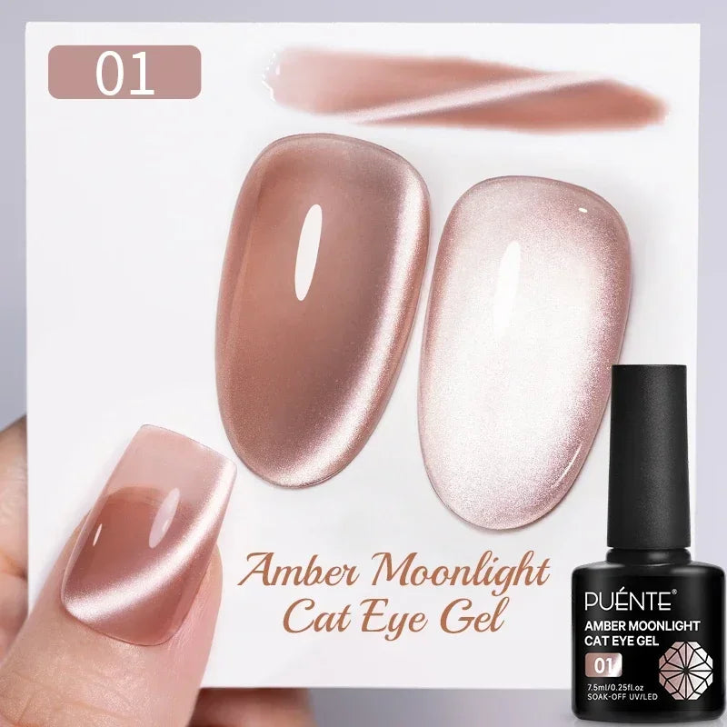 PUENTE Super Diamond Gel Glue No Wipe Strong Adhesive Diamond Sticky Gel Transparent 3D Nail Art UV Gel Polish Nail Decoration