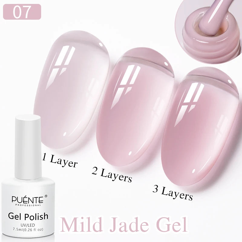 PUENTE Super Diamond Gel Glue No Wipe Strong Adhesive Diamond Sticky Gel Transparent 3D Nail Art UV Gel Polish Nail Decoration