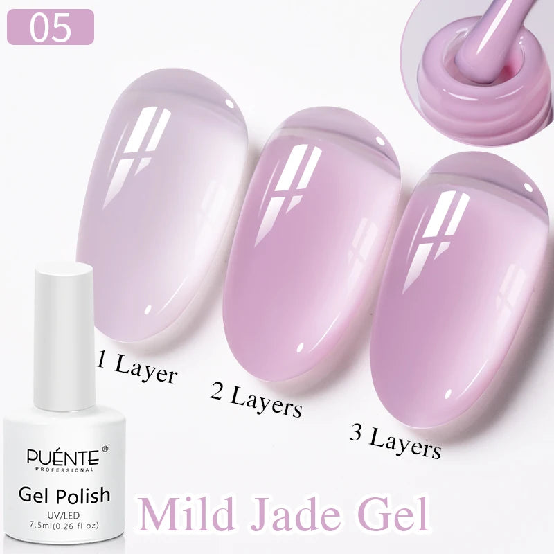 PUENTE Super Diamond Gel Glue No Wipe Strong Adhesive Diamond Sticky Gel Transparent 3D Nail Art UV Gel Polish Nail Decoration