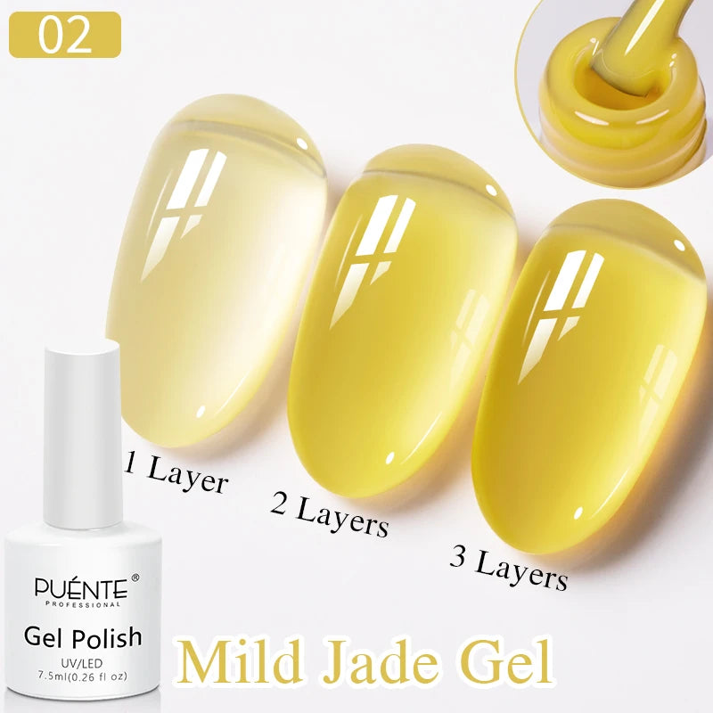 PUENTE Super Diamond Gel Glue No Wipe Strong Adhesive Diamond Sticky Gel Transparent 3D Nail Art UV Gel Polish Nail Decoration