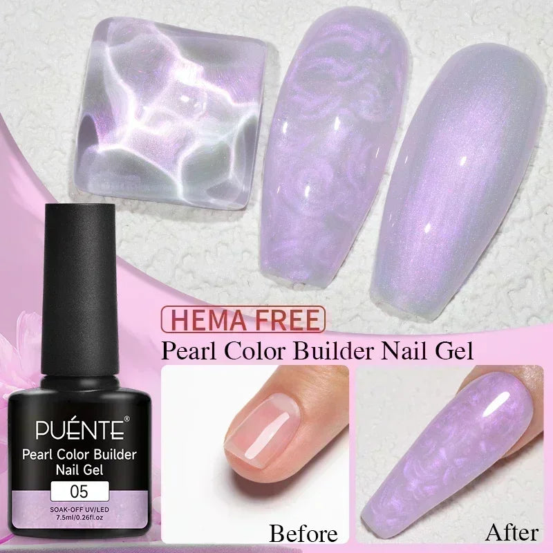 PUENTE Super Diamond Gel Glue No Wipe Strong Adhesive Diamond Sticky Gel Transparent 3D Nail Art UV Gel Polish Nail Decoration