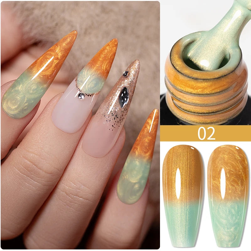 PUENTE Super Diamond Gel Glue No Wipe Strong Adhesive Diamond Sticky Gel Transparent 3D Nail Art UV Gel Polish Nail Decoration