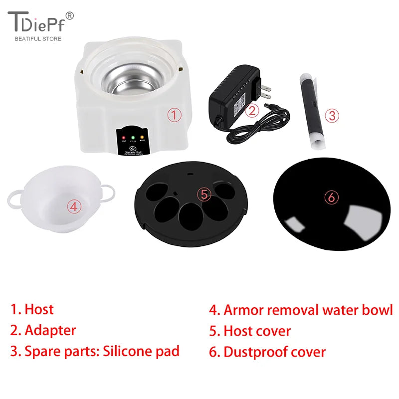 36w Steam Gel Nail Polish Remover Gel Polishing Remover Electric Nail Enhancement Tools Suitable For Nail Salons And Household