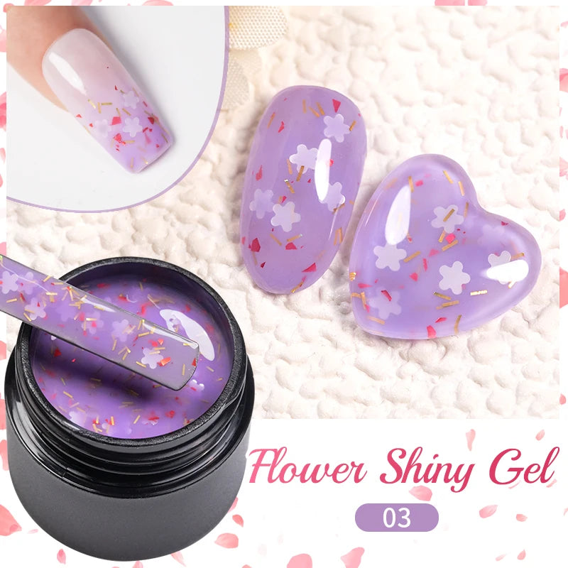 PUENTE Super Diamond Gel Glue No Wipe Strong Adhesive Diamond Sticky Gel Transparent 3D Nail Art UV Gel Polish Nail Decoration
