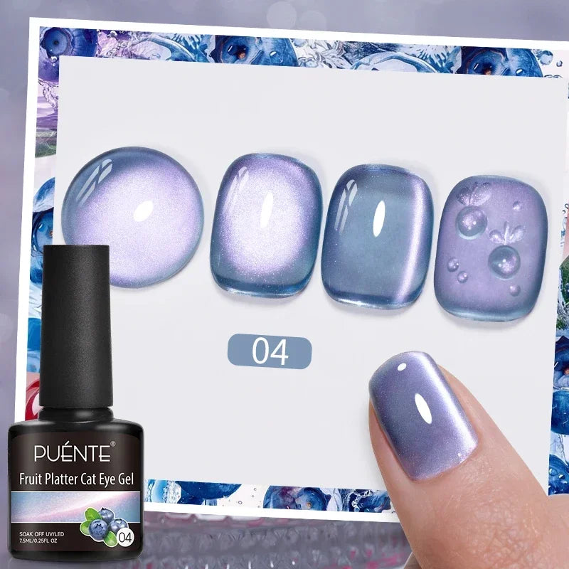 PUENTE Super Diamond Gel Glue No Wipe Strong Adhesive Diamond Sticky Gel Transparent 3D Nail Art UV Gel Polish Nail Decoration
