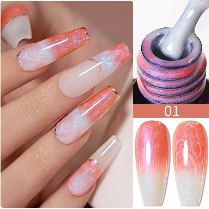 PUENTE Super Diamond Gel Glue No Wipe Strong Adhesive Diamond Sticky Gel Transparent 3D Nail Art UV Gel Polish Nail Decoration