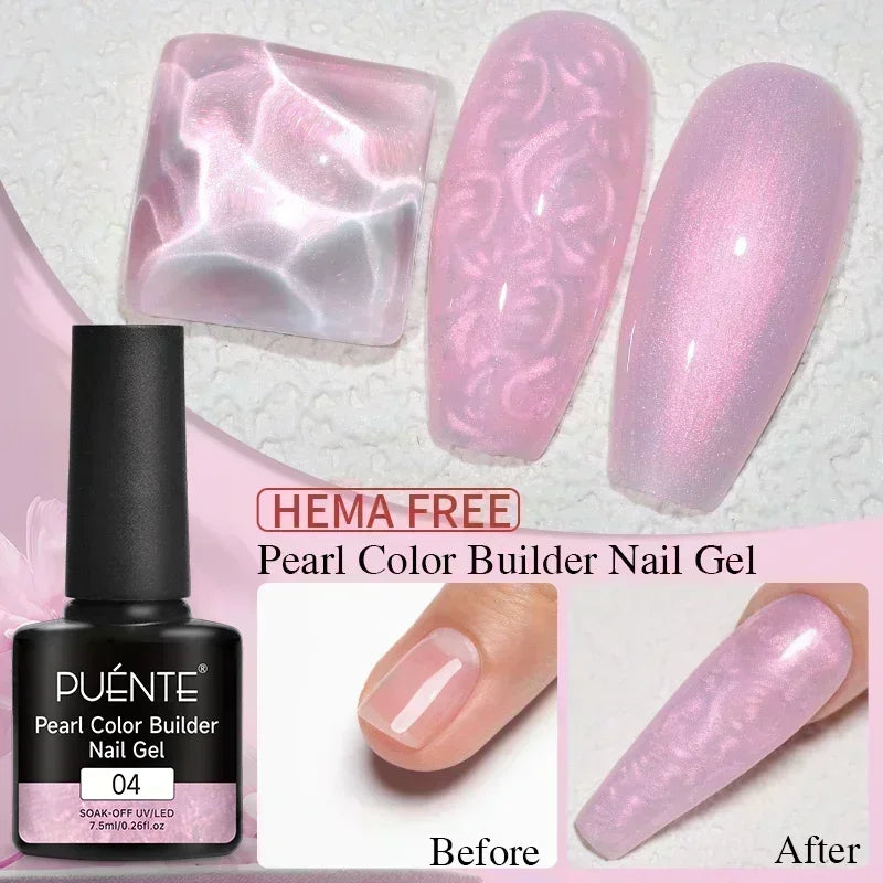 PUENTE Super Diamond Gel Glue No Wipe Strong Adhesive Diamond Sticky Gel Transparent 3D Nail Art UV Gel Polish Nail Decoration