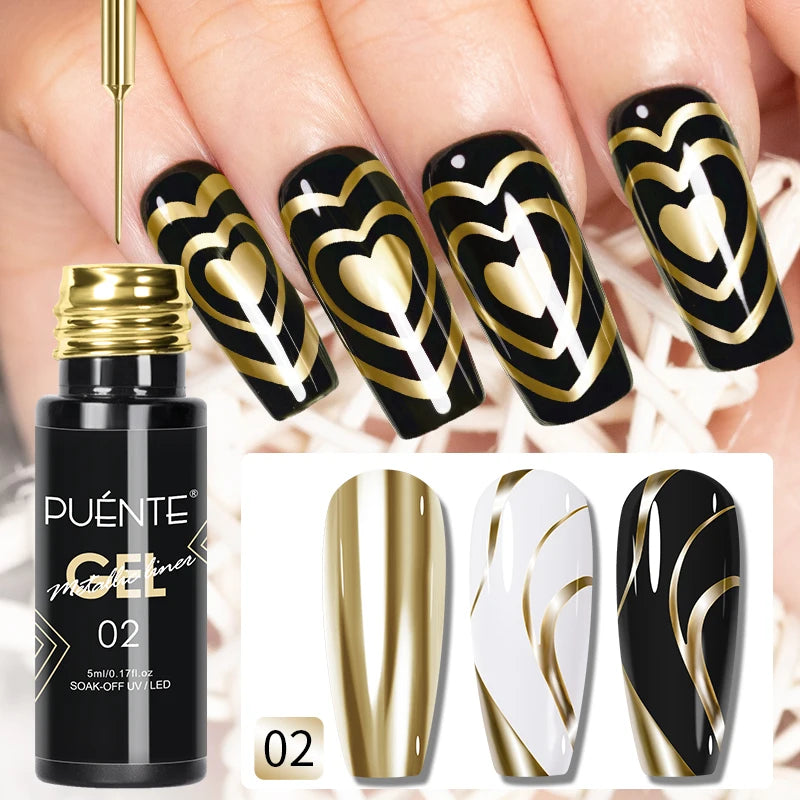PUENTE Super Diamond Gel Glue No Wipe Strong Adhesive Diamond Sticky Gel Transparent 3D Nail Art UV Gel Polish Nail Decoration