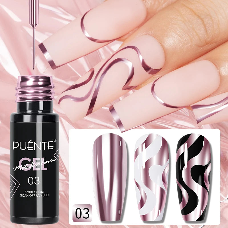 PUENTE Super Diamond Gel Glue No Wipe Strong Adhesive Diamond Sticky Gel Transparent 3D Nail Art UV Gel Polish Nail Decoration