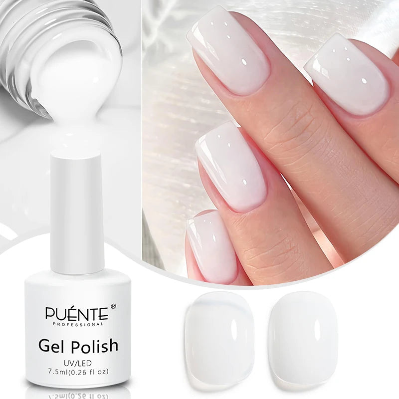 PUENTE Super Diamond Gel Glue No Wipe Strong Adhesive Diamond Sticky Gel Transparent 3D Nail Art UV Gel Polish Nail Decoration