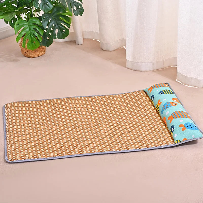 Dog Coolpad for Summer Vacation, Suitable for All Seasons, Small Dog Bichon Pillow, Sleeping Mat