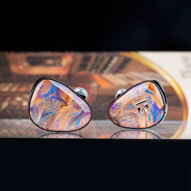 KBEAR KB02 Bone Conduction Dynamic Driver Wired Headphones 3D Printed Resin Cavity IEM Earphones For Vocal And Rhythmic Music