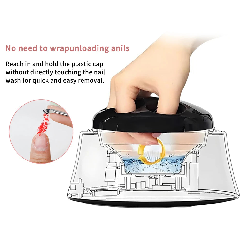 Electric Steam Gel Nail Polish Remover Gel Polishing Quickly Remover With Timer & Temperature for Gel、Acrylic Nails and Nail Tip
