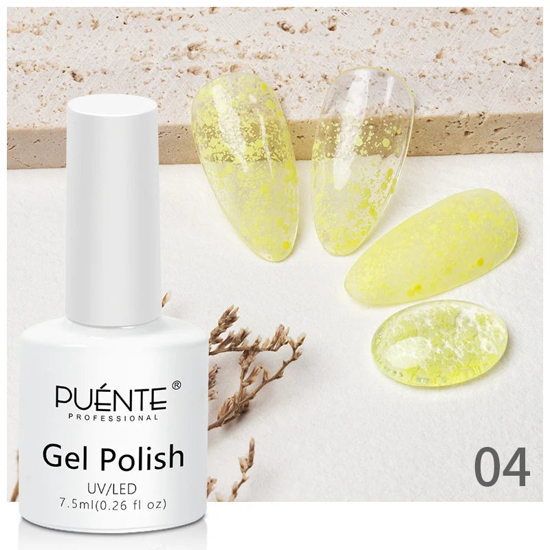 PUENTE Super Diamond Gel Glue No Wipe Strong Adhesive Diamond Sticky Gel Transparent 3D Nail Art UV Gel Polish Nail Decoration